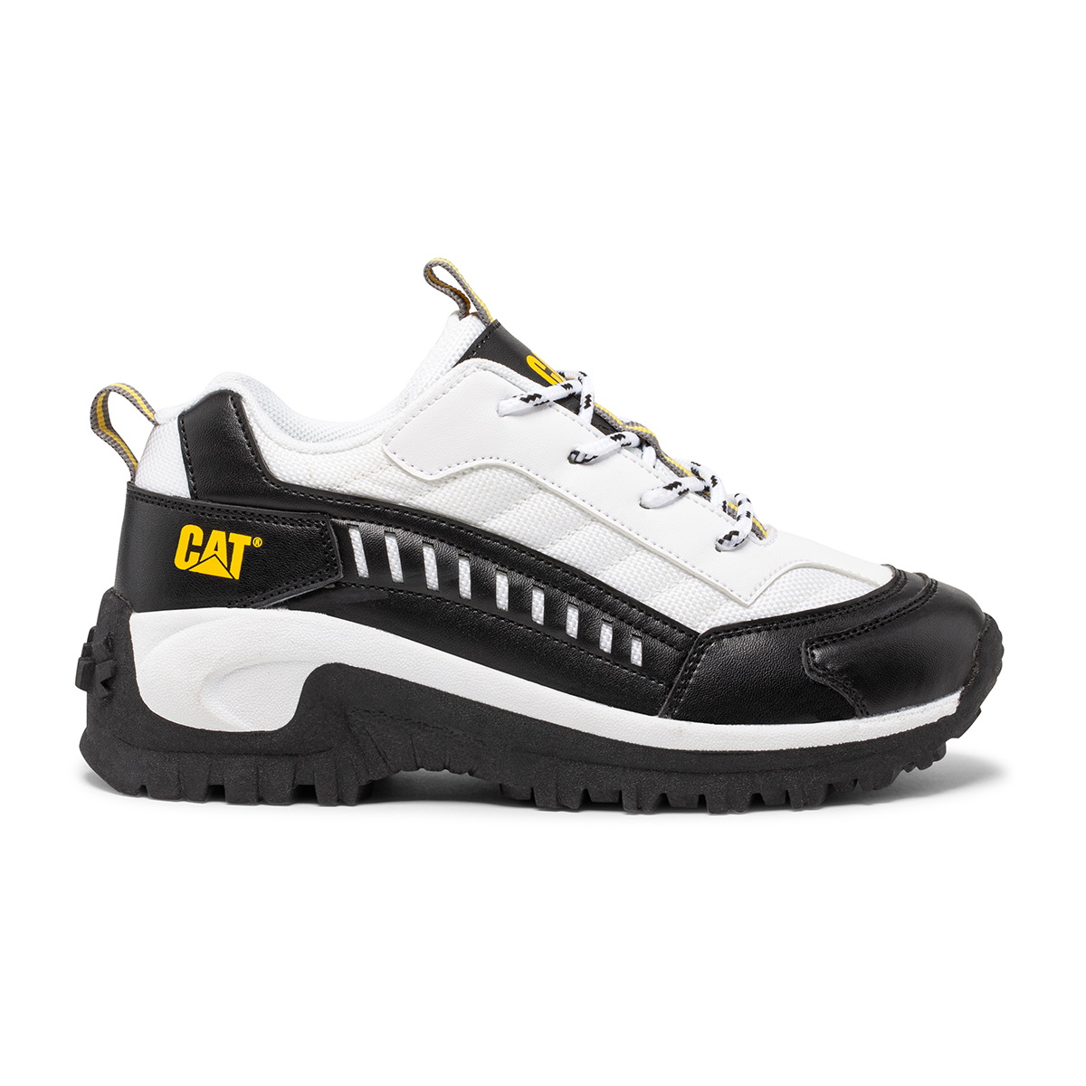 Kids Caterpillar Intruder Trainers White/Black Ireland XGQR61849